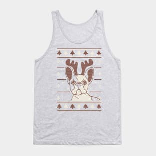 Rudolph The Christmas Pug Graphic Tee Tank Top